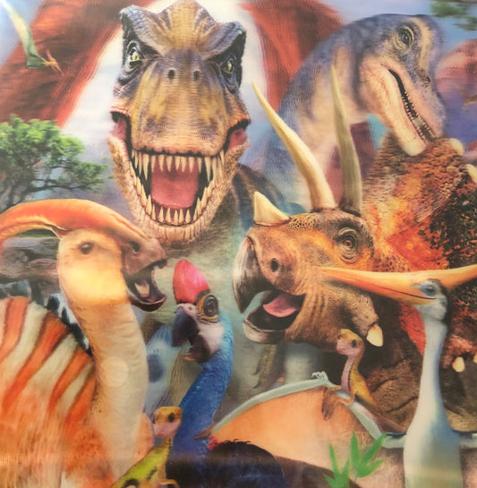 Dinosaur World 3D Card