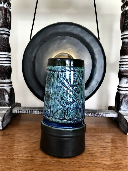 Newlyn Pottery 1970s Medallion Celtic Vase