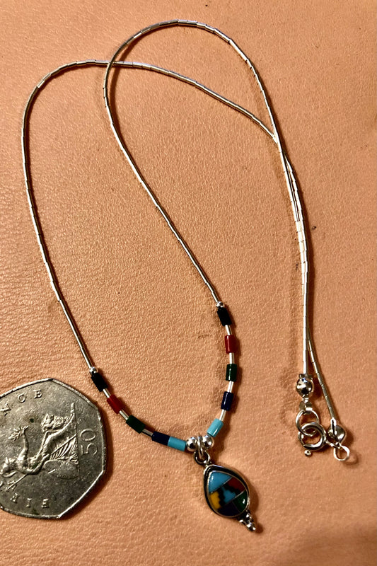 Aztec Pendant & 16-inch Chain