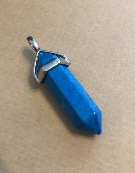 Turquoise Crystal Pendant