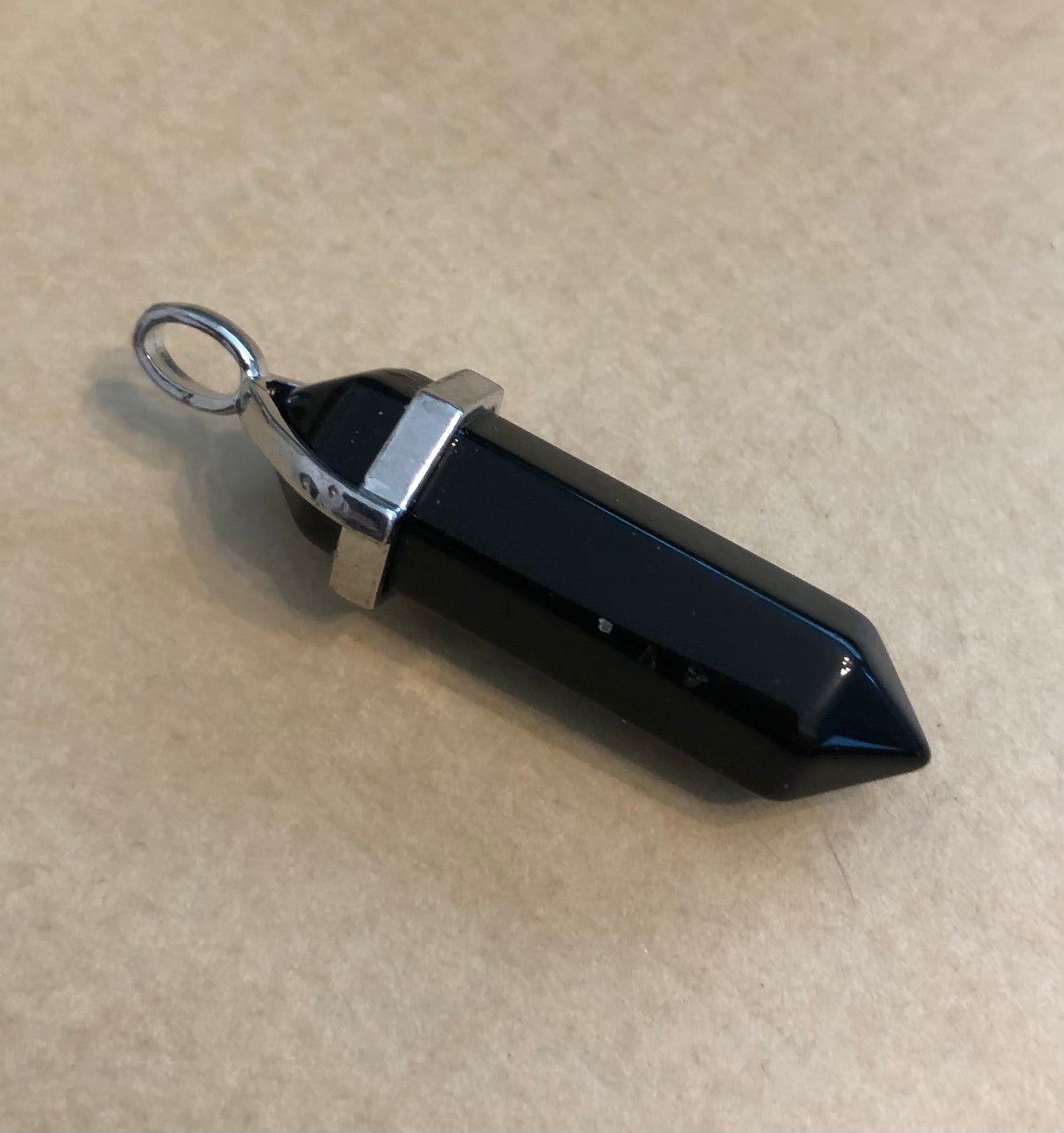 Black Onyx Crystal Point