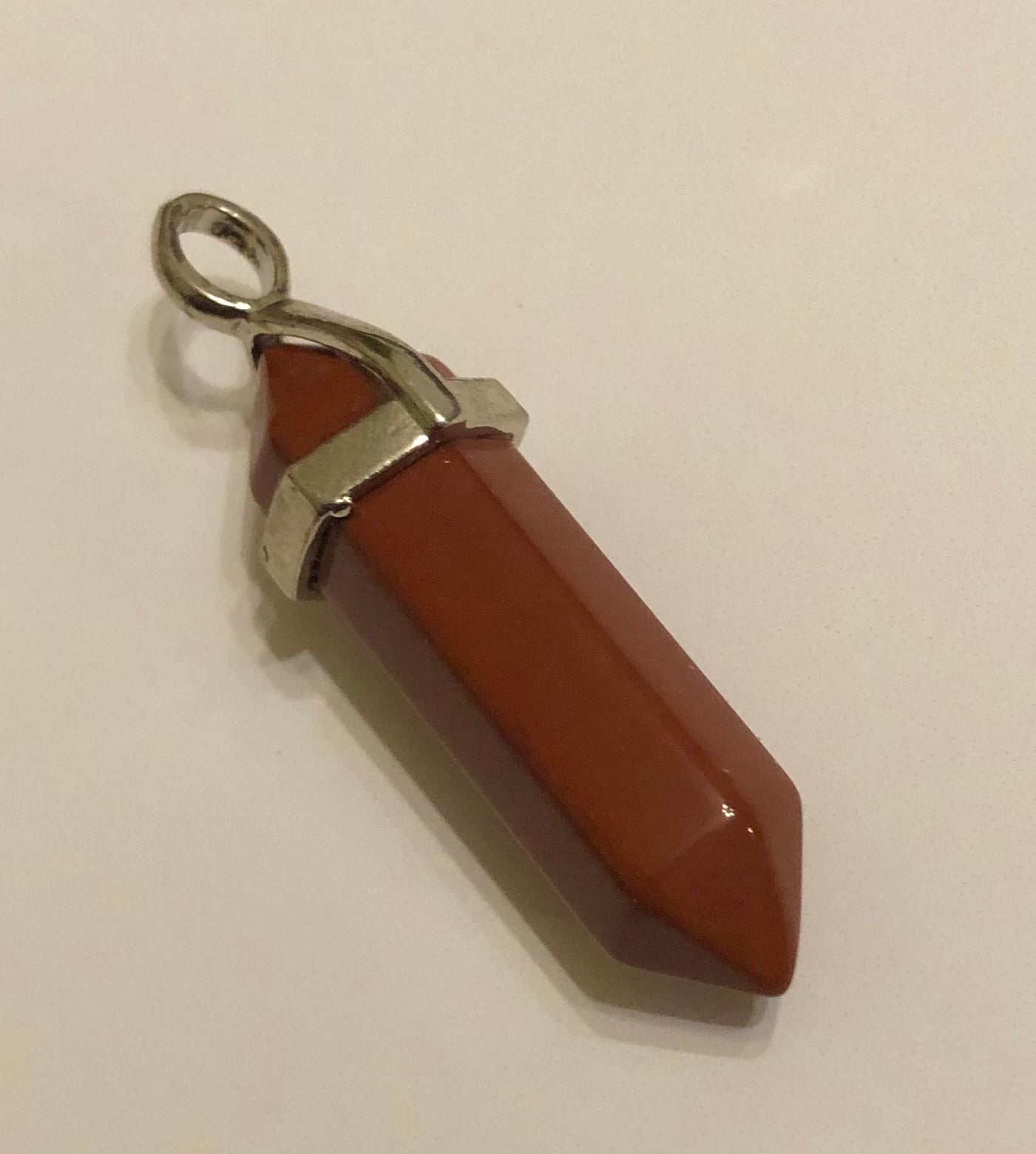 Red Jasper Crystal Pendant