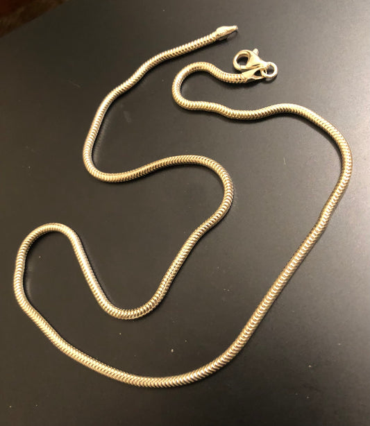 Silver Snake Chain (18 inches/45.72 cm)