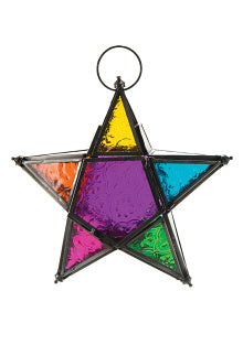 Moroccan Style Star Lantern.