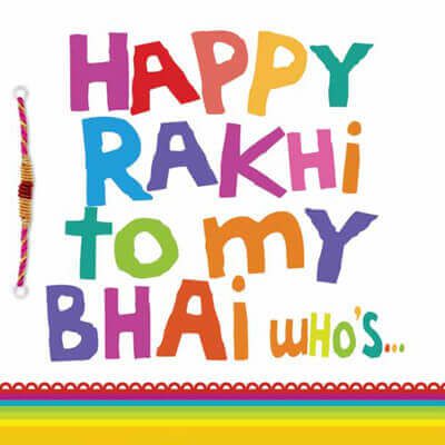 Happy Rakhi to my Bhai...