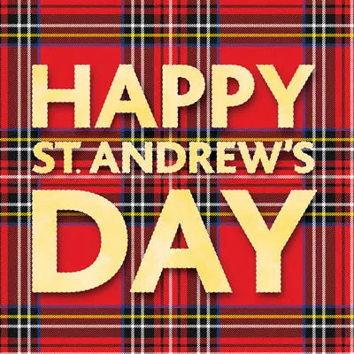 Happy St Andrew's Day (Tartan)