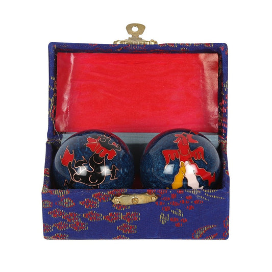 Chinese Stress Relief Balls (Blue).