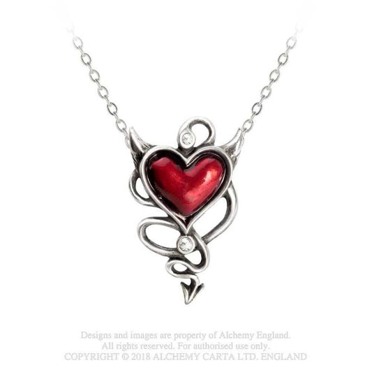 Devil Heart Necklace.
