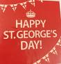 Happy St.George's Day (with flags)