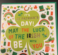 St Patrick's Day (card 2)