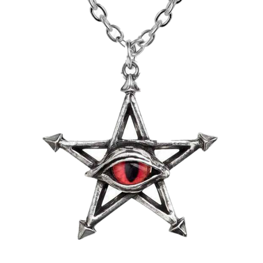Red Curse Gothic Necklace.