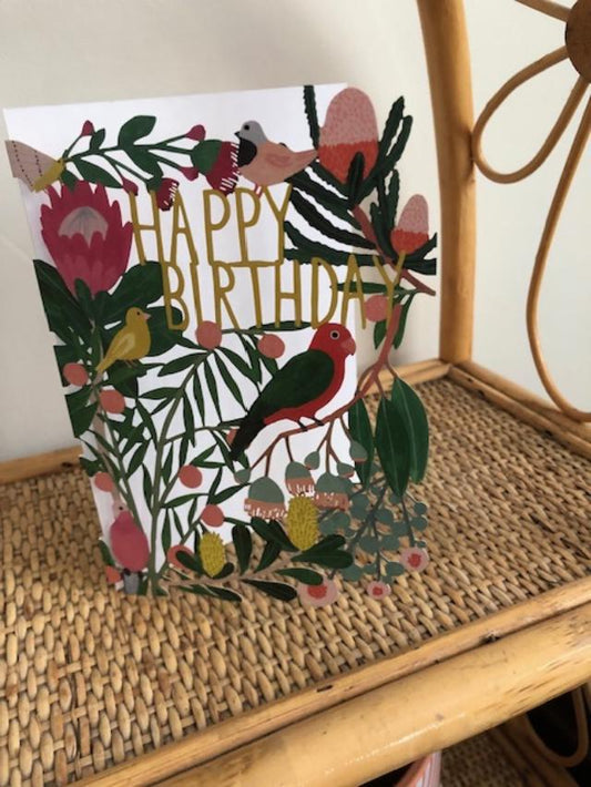 Cut Out Birthday Card by Roger Le Borde.