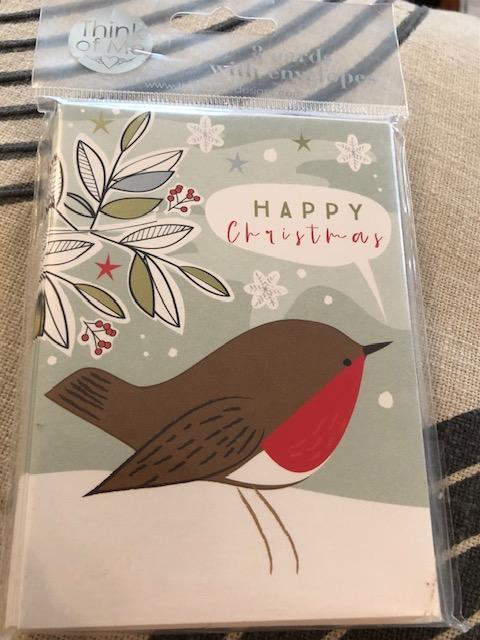 Robin Christmas Card Pack.